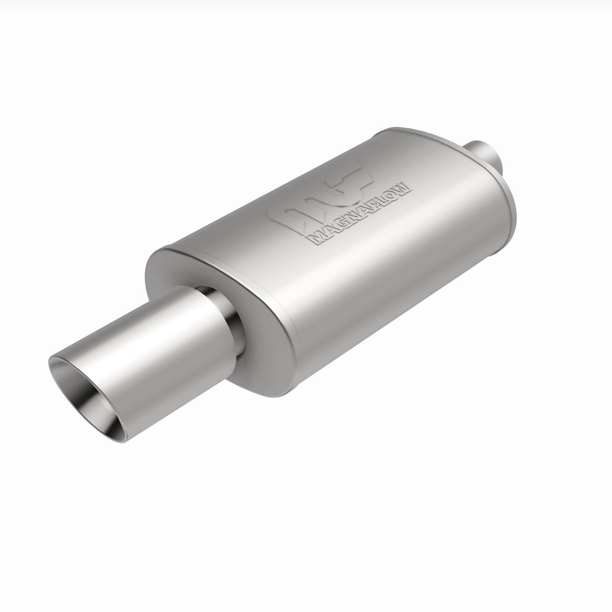 MagnaFlow Exhaust Products 14829 - Straight-Through Performance Muffler; 2.25/4in. Center/Center; 5x14x8 Body 4