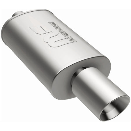 MagnaFlow Exhaust Products 14829 - Straight-Through Performance Muffler; 2.25/4in. Center/Center; 5x14x8 Body 3