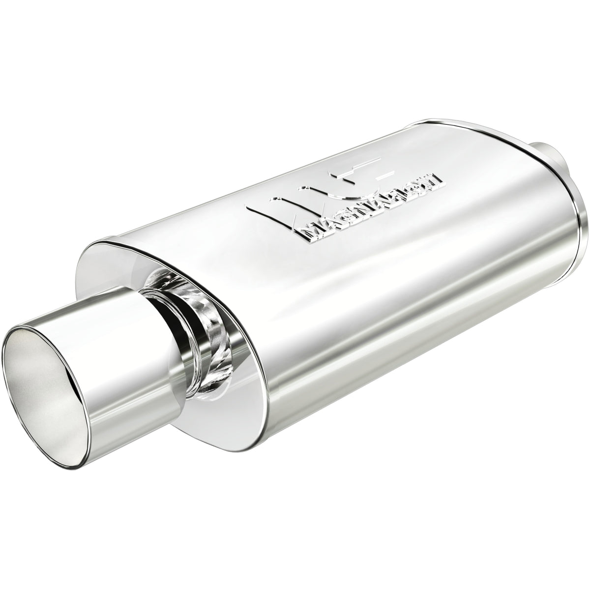 MagnaFlow Exhaust Products 14832 - Straight-Through Performance Muffler; 2.25/4in. Center/Center; 5x14x8 Body 2