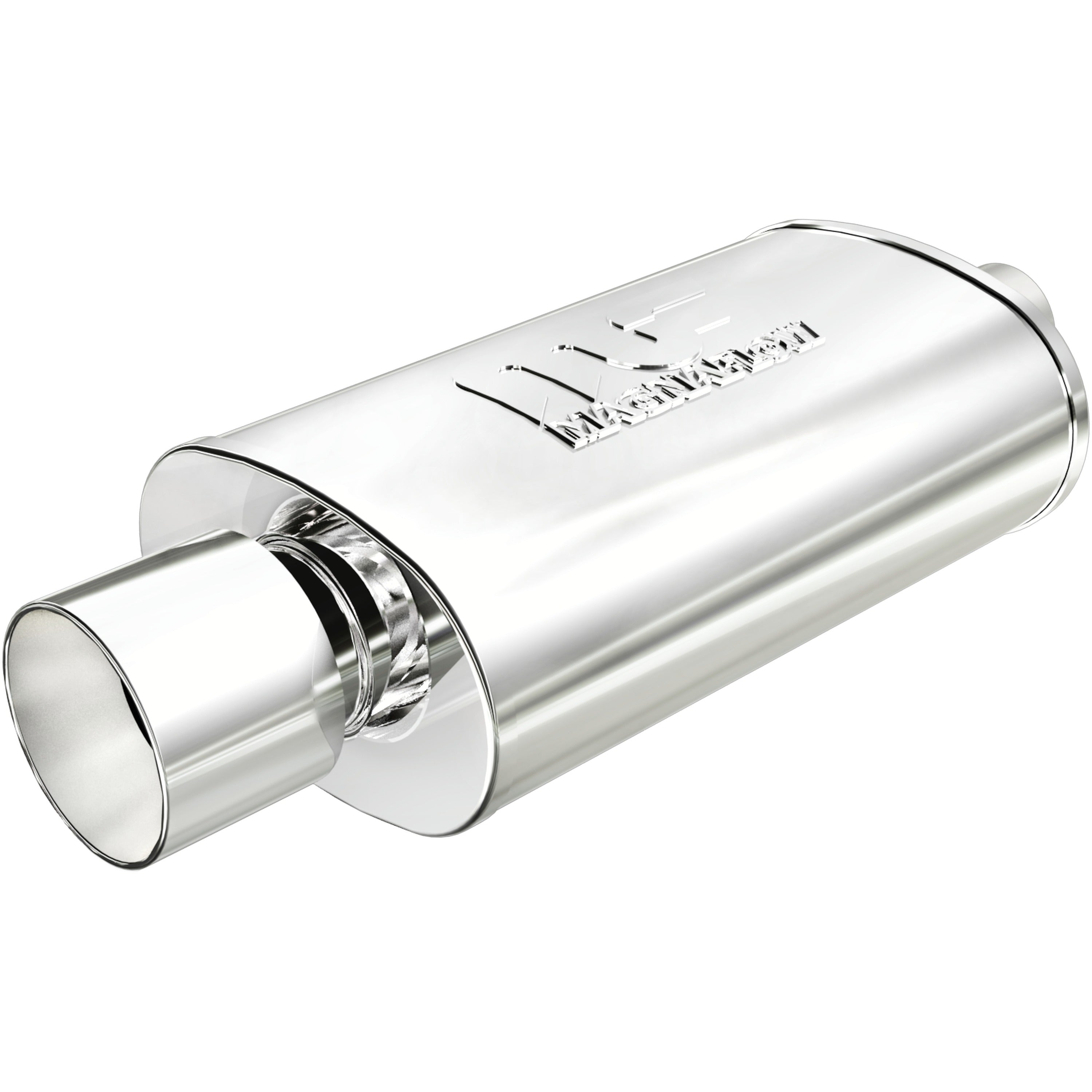 MagnaFlow Exhaust Products 14832 - Straight-Through Performance Muffler; 2.25/4in. Center/Center; 5x14x8 Body 2