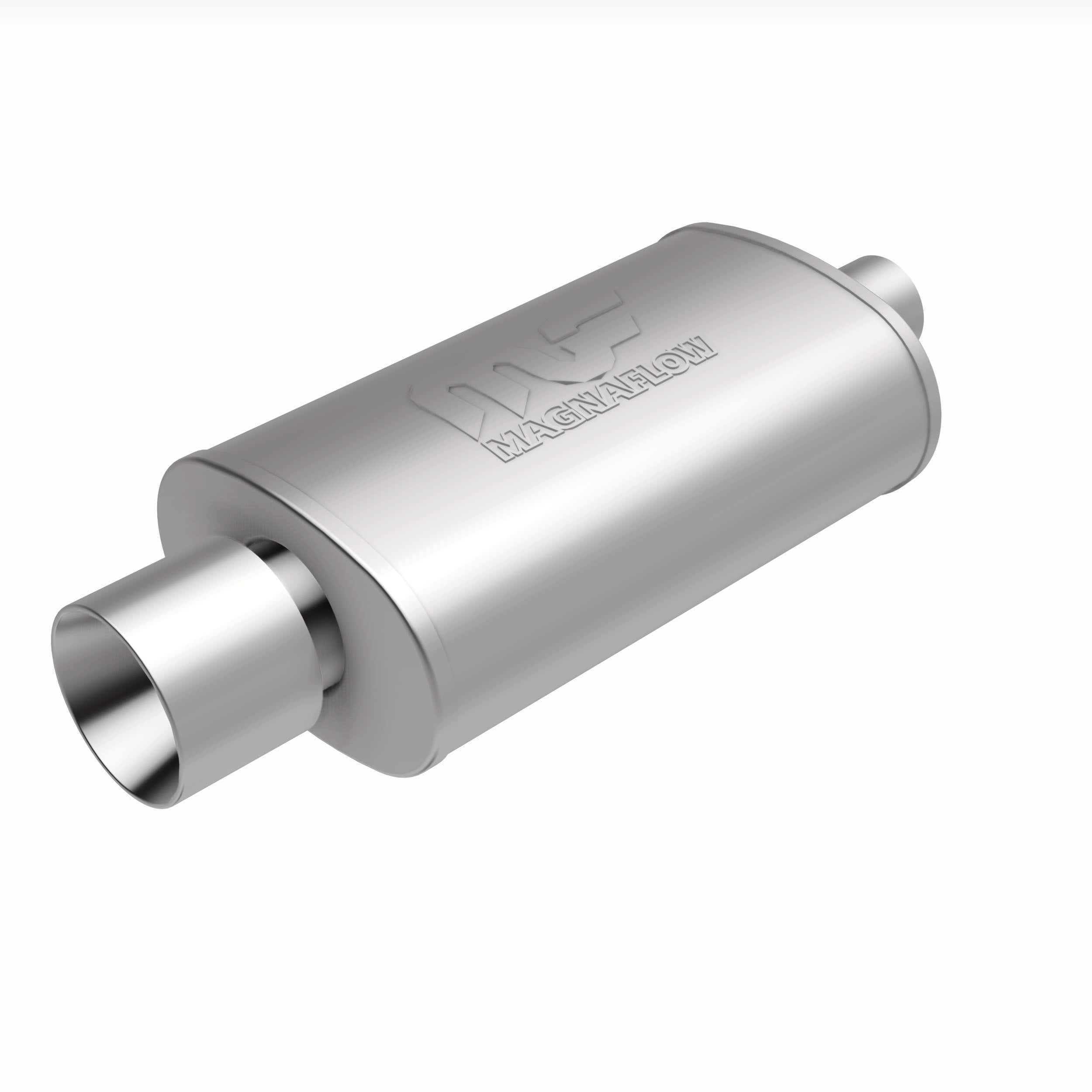 MagnaFlow Exhaust Products 14832 - Straight-Through Performance Muffler; 2.25/4in. Center/Center; 5x14x8 Body 4