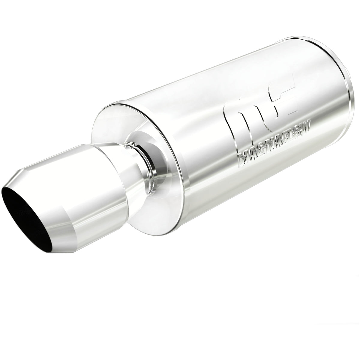 MagnaFlow Exhaust Products 14836 - Straight-Through Performance Muffler; 2.25/4.5in. Center/Center; 7x14x7 Body 1