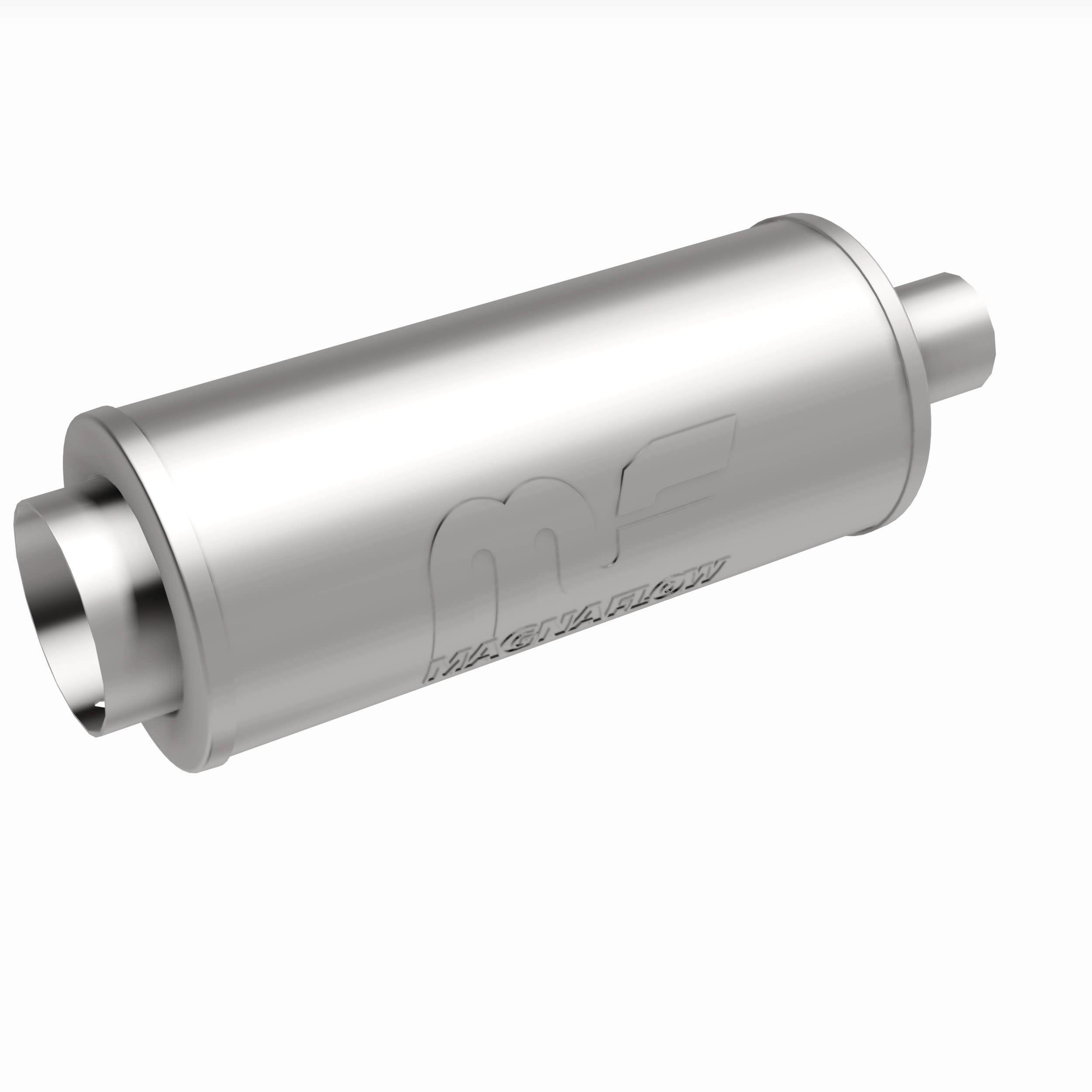 MagnaFlow Exhaust Products 14846 - Straight-Through Performance Muffler; 2.25/4in. Center/Center; 6x14x6 Body 4