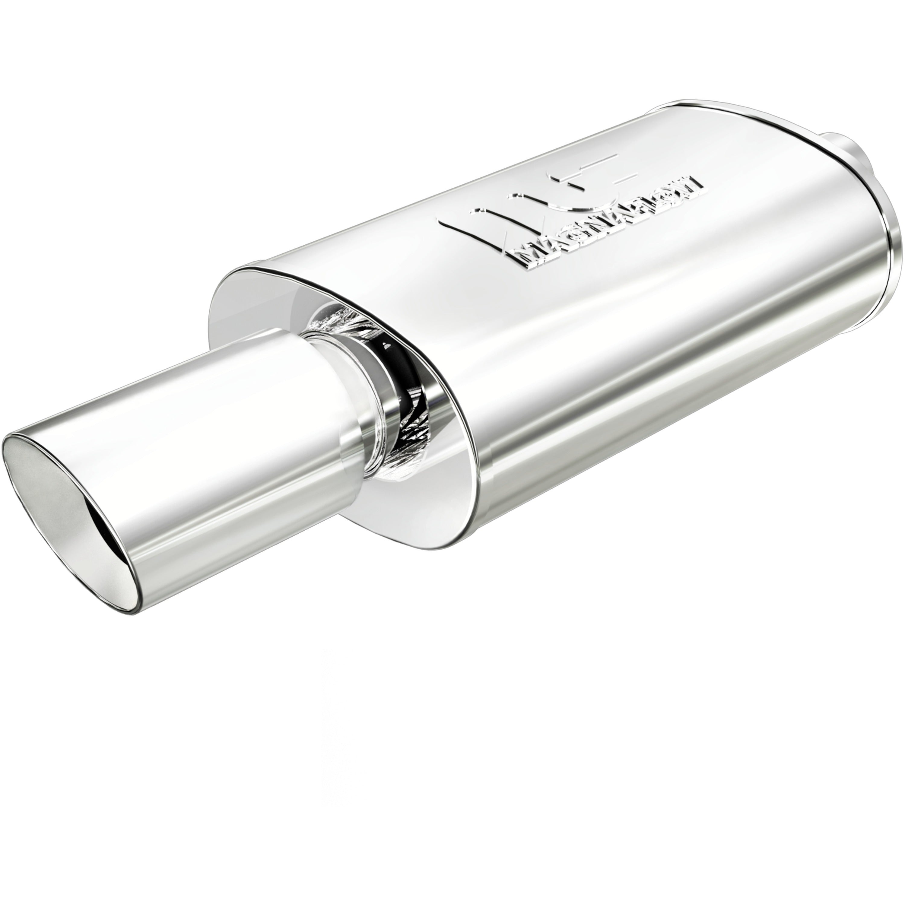 MagnaFlow Exhaust Products 14851 - Straight-Through Performance Muffler; 2.25/4in. Center/Center; 5x14x8 Body 2
