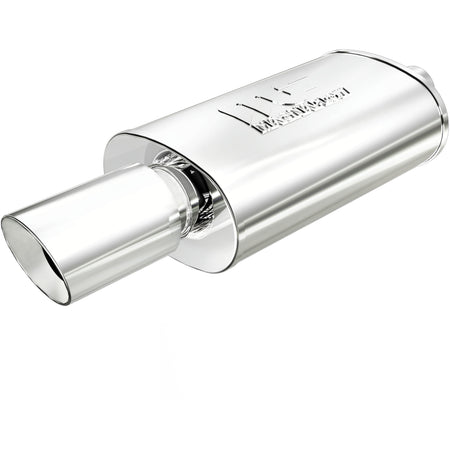 MagnaFlow Exhaust Products 14851 - Straight-Through Performance Muffler; 2.25/4in. Center/Center; 5x14x8 Body 2