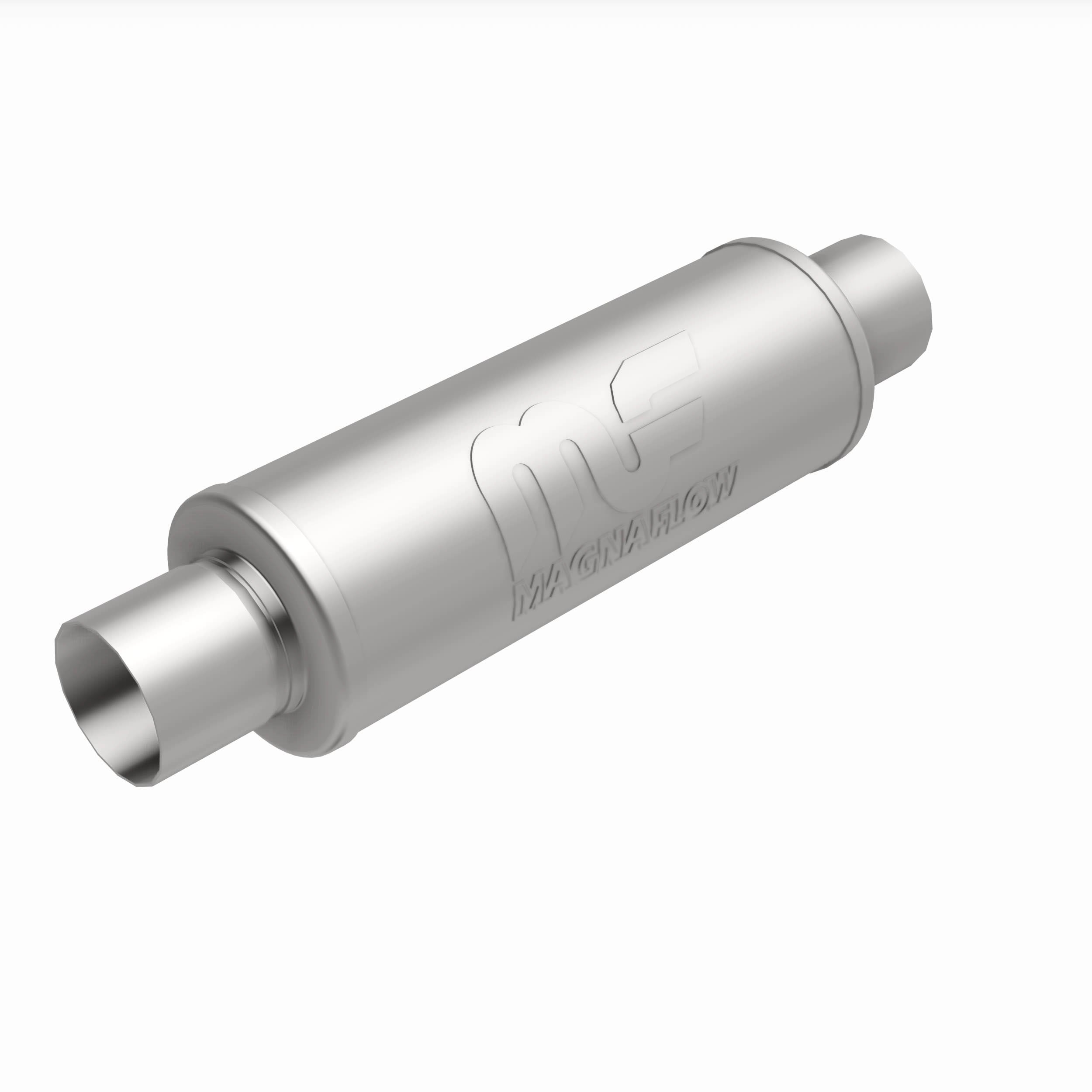 MagnaFlow Exhaust Products 14867 - Straight-Through Performance Muffler; 3in. Center/Center; 5x14x5 Body 2