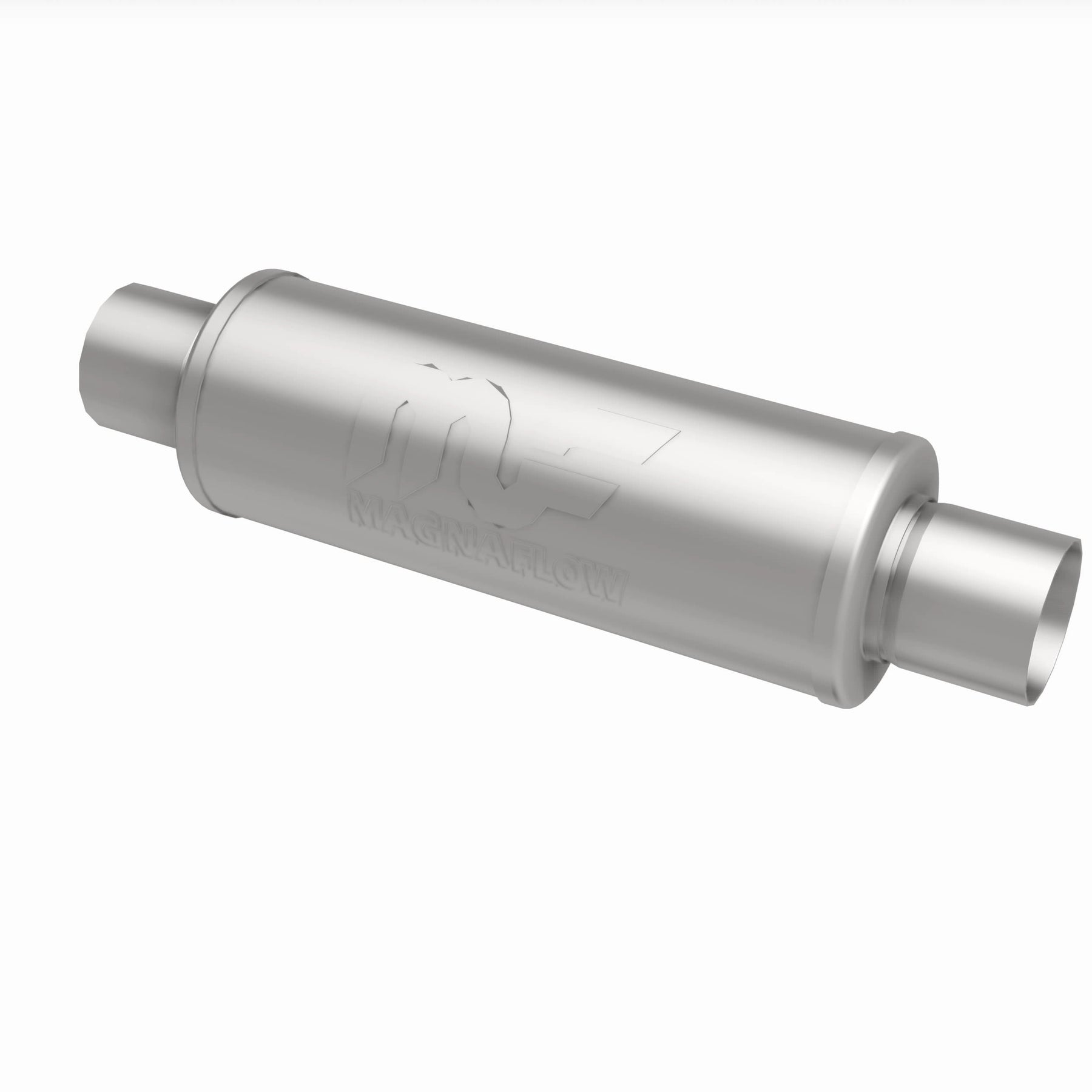 MagnaFlow Exhaust Products 14867 - Straight-Through Performance Muffler; 3in. Center/Center; 5x14x5 Body