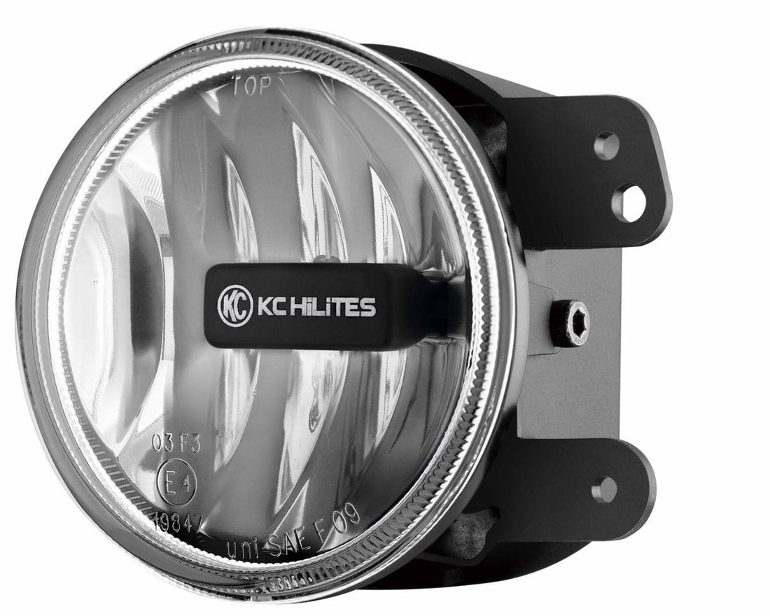 KC HiLiTES 1497 - G4 Gravity LED 4" SAE ECE Fog 1-Light - 2010-2018 Jeep Wrangler JK 2/4-Door