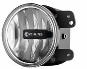 KC HiLiTES 1497 - G4 Gravity LED 4" SAE ECE Fog 1-Light - 2010-2018 Jeep Wrangler JK 2/4-Door