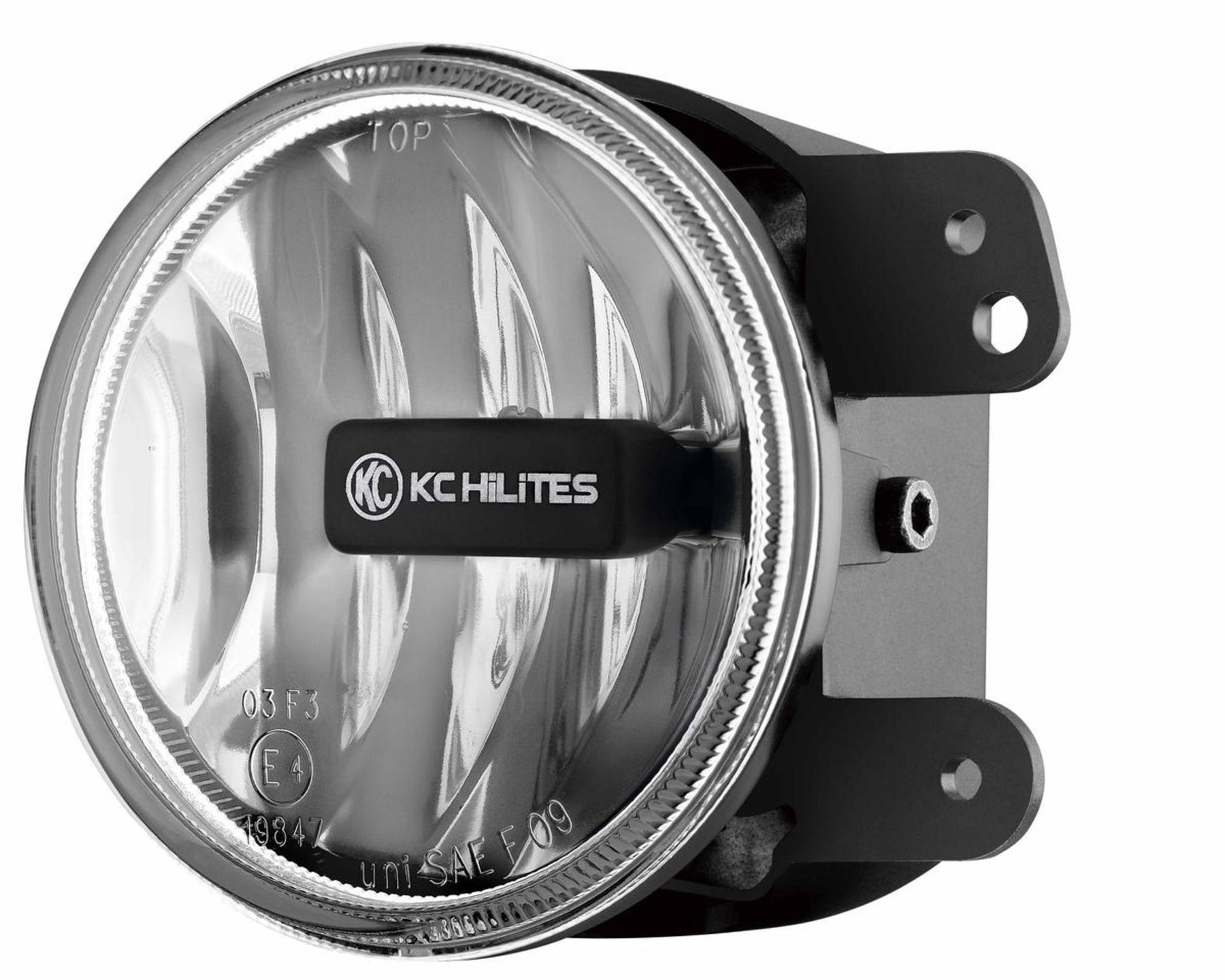 KC HiLiTES 1497 - G4 Gravity LED 4" SAE ECE Fog 1-Light - 2010-2018 Jeep Wrangler JK 2/4-Door