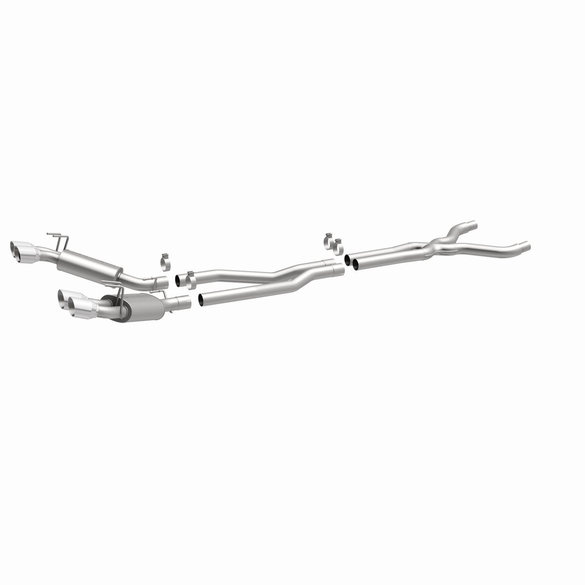 MagnaFlow Exhaust Products 15053 - Street Series Polished Cat-Back System 4
