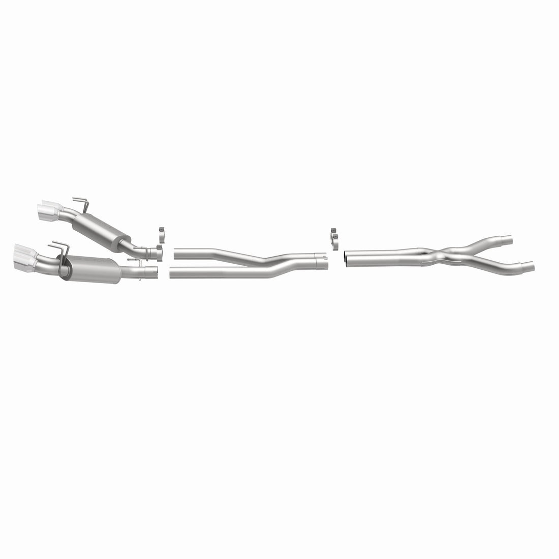 MagnaFlow Exhaust Products 15053 - Street Series Polished Cat-Back System