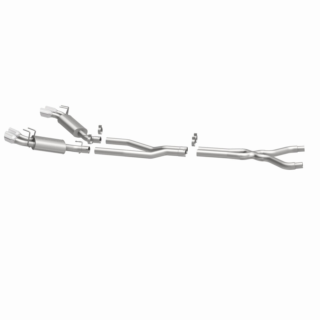 MagnaFlow Exhaust Products 15053 - Street Series Polished Cat-Back System