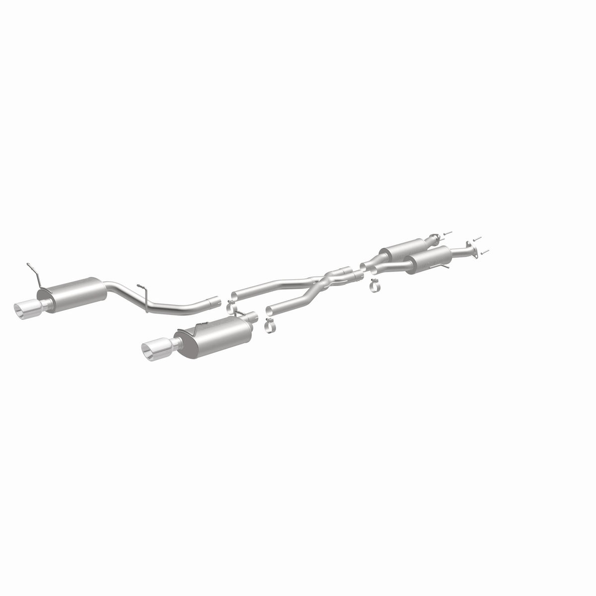 MagnaFlow Exhaust Products 15068 - Street Series Polished Cat-Back System 2