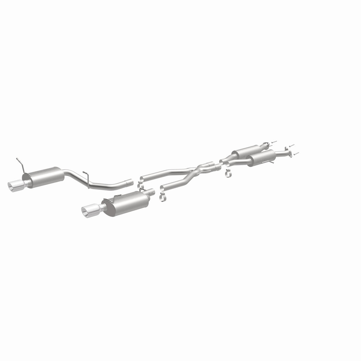 MagnaFlow Exhaust Products 15068 - Street Series Polished Cat-Back System 3