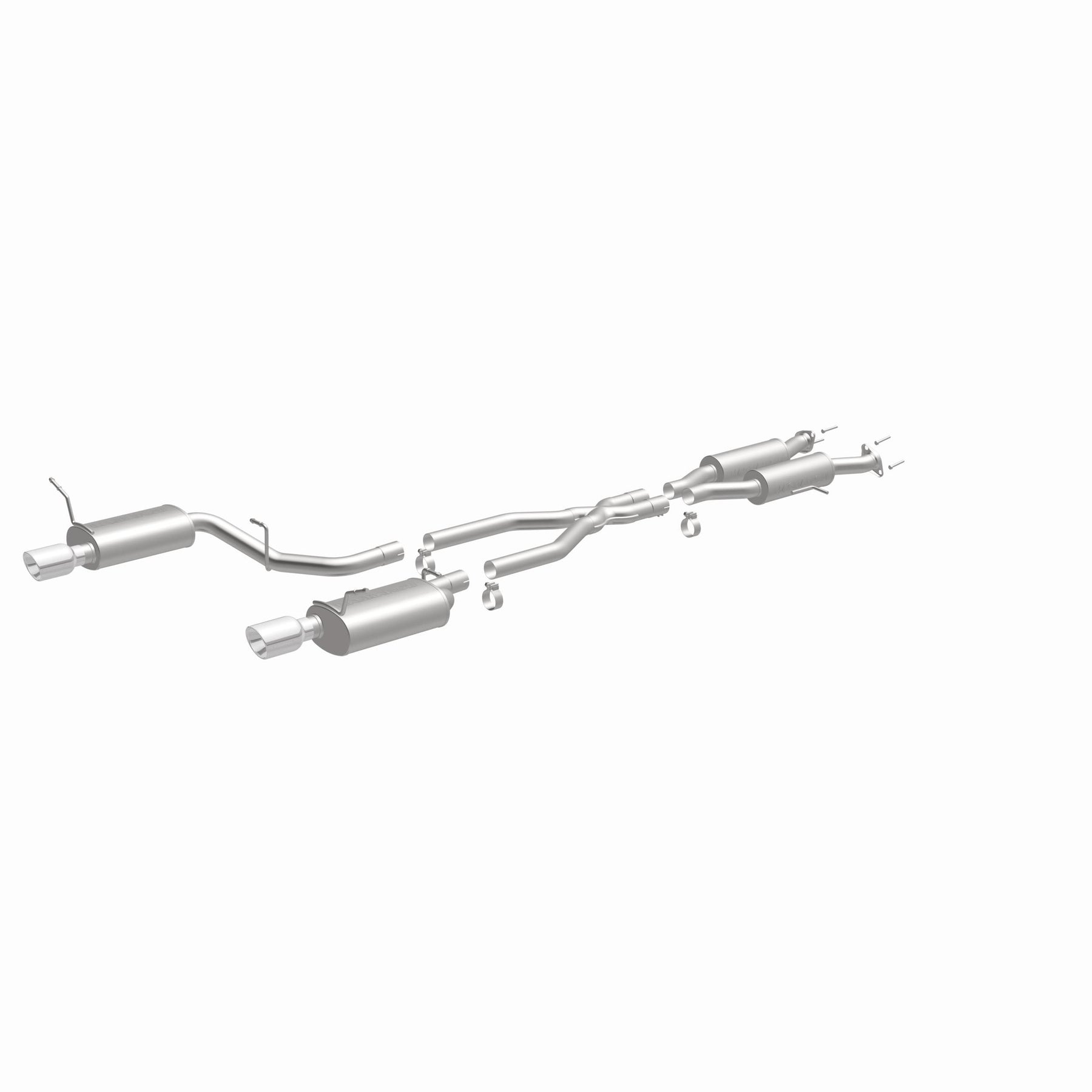 MagnaFlow Exhaust Products 15068 - Street Series Polished Cat-Back System 3