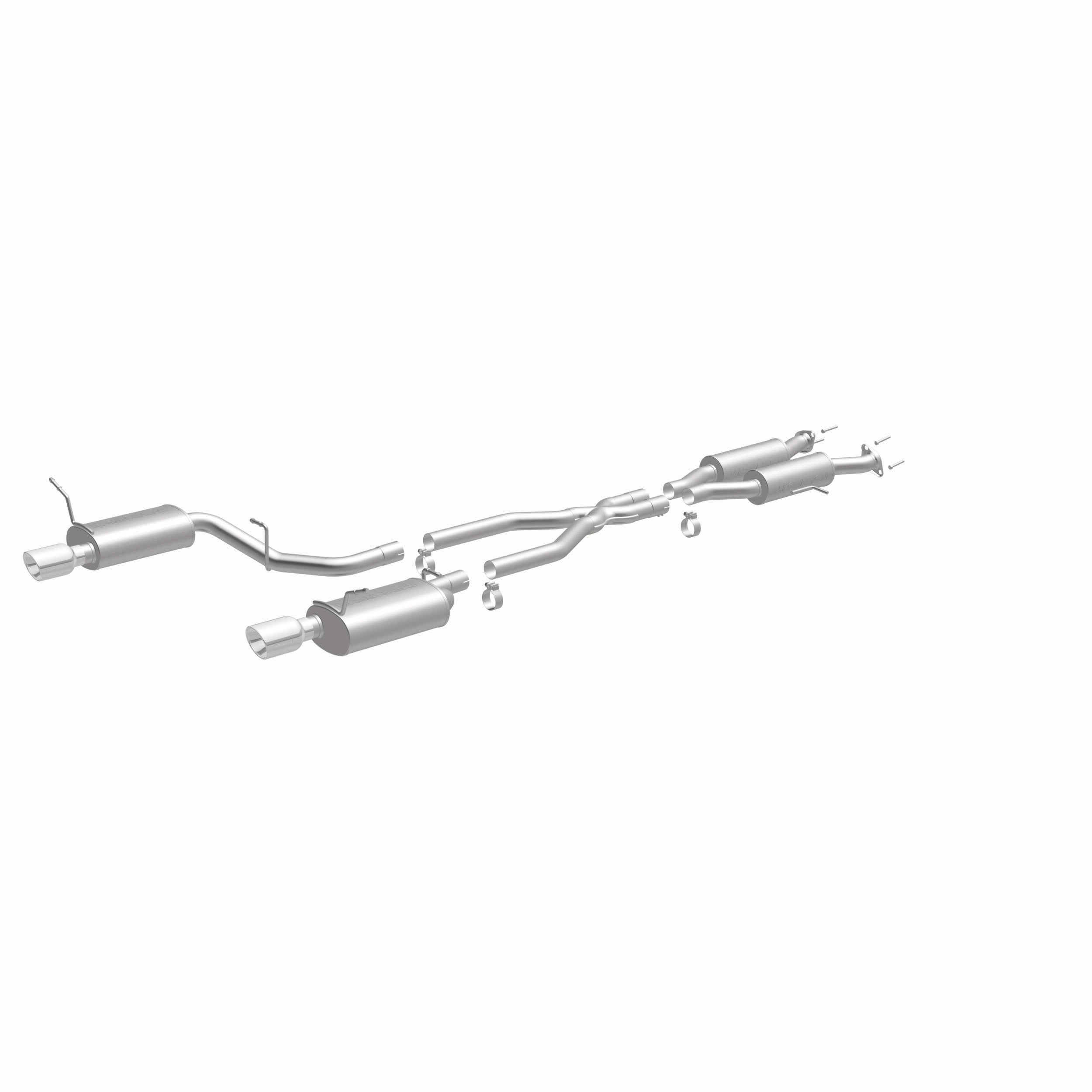 MagnaFlow Exhaust Products 15068 - Street Series Polished Cat-Back System 3