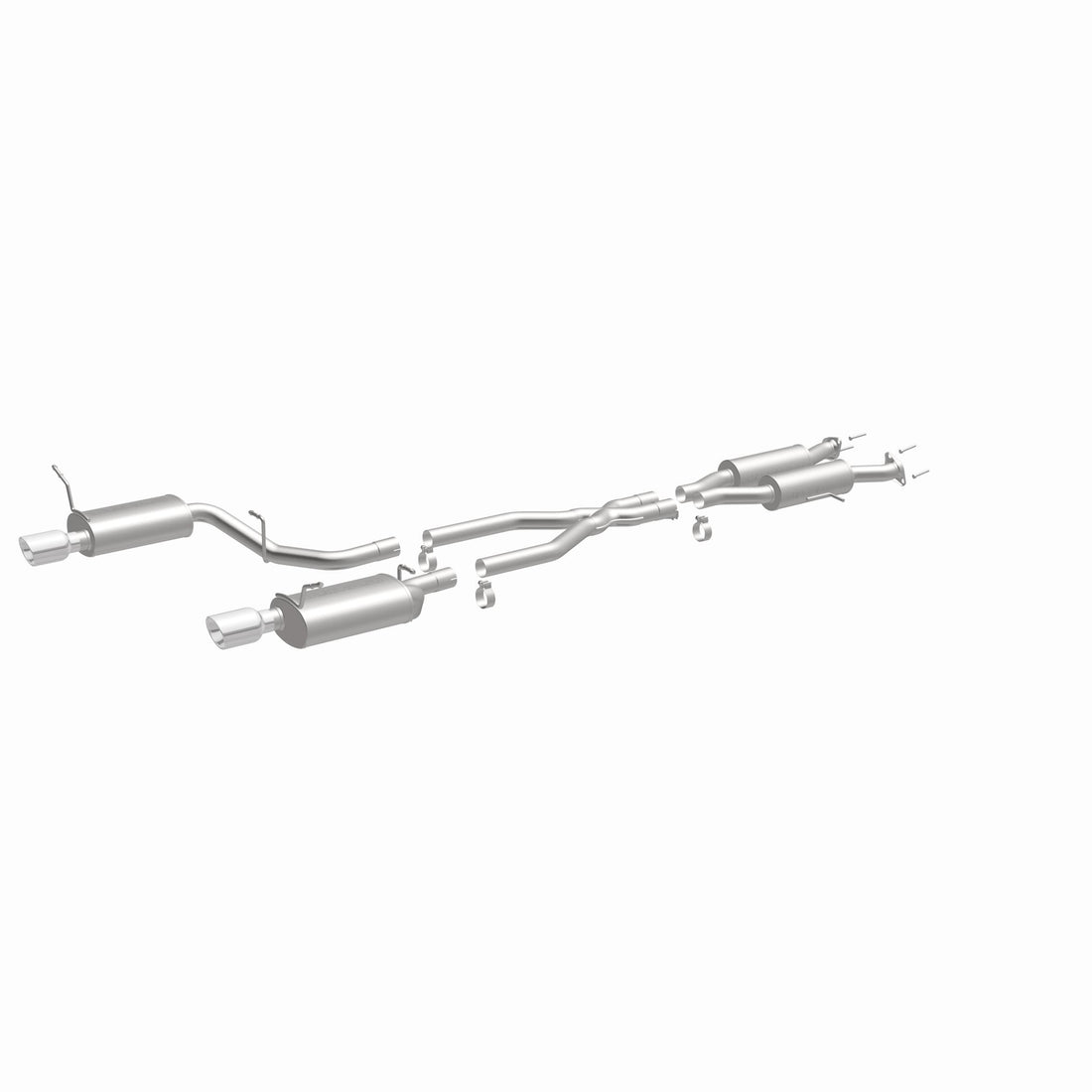 MagnaFlow Exhaust Products 15068 - Street Series Polished Cat-Back System 4