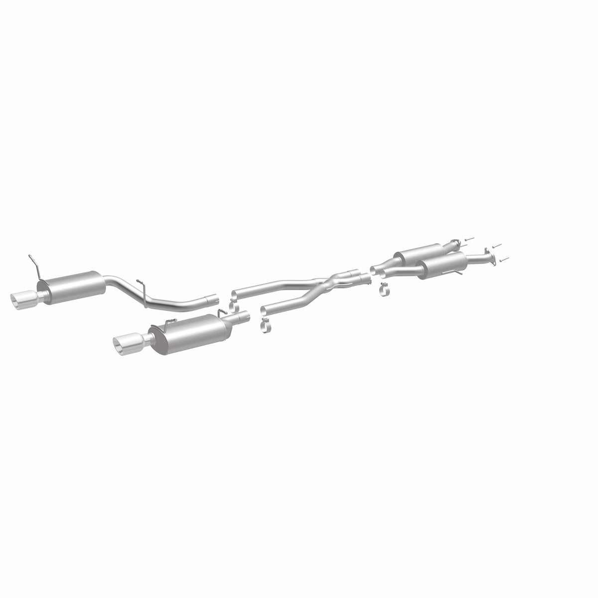 MagnaFlow Exhaust Products 15068 - Street Series Polished Cat-Back System 4