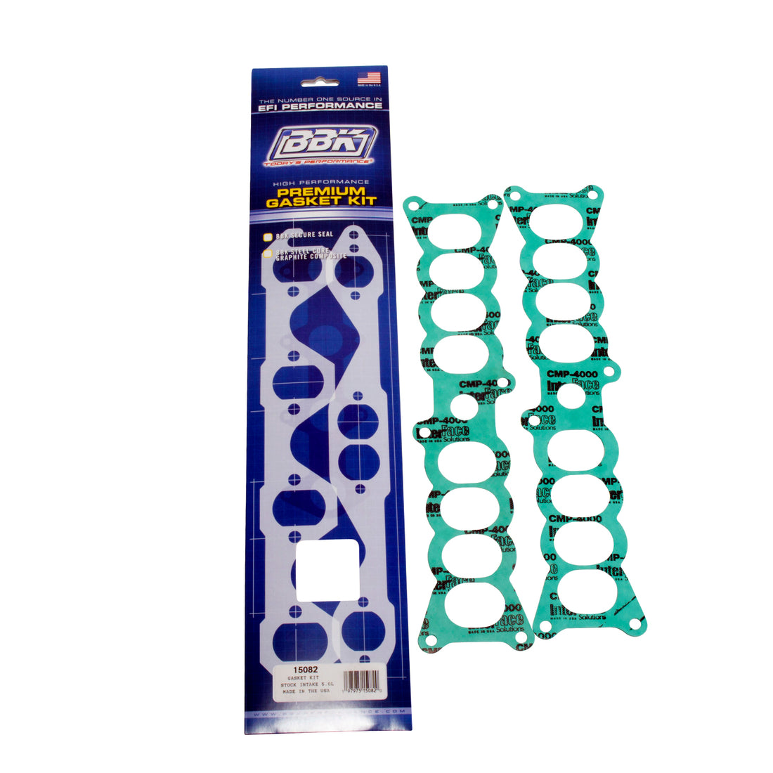 BBK Performance Parts 15082 - 1986-1993 MUSTANG 5.0 FACTORY OE MANIFOLD UPPER PLENUM GASKETS (Pair) 1