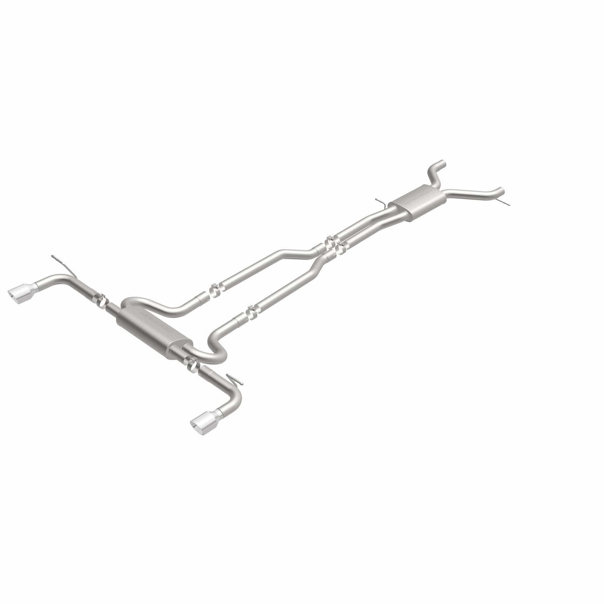 MagnaFlow Exhaust Products Exhaust MagnaFlow Exhaust Products 15085 - Street Series Polished Cat-Back System