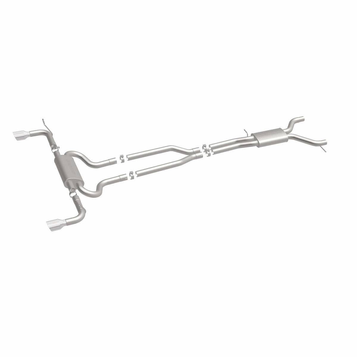 MagnaFlow Exhaust Products Exhaust MagnaFlow Exhaust Products 15085 - Street Series Polished Cat-Back System