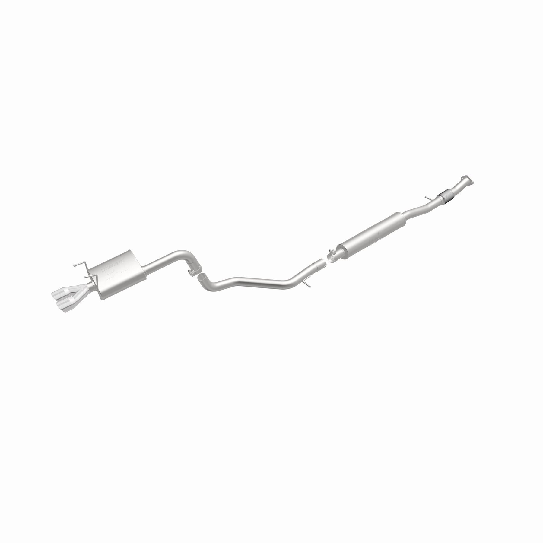 MagnaFlow Exhaust Products 15088 - Touring Series Polished Cat-Back System 1