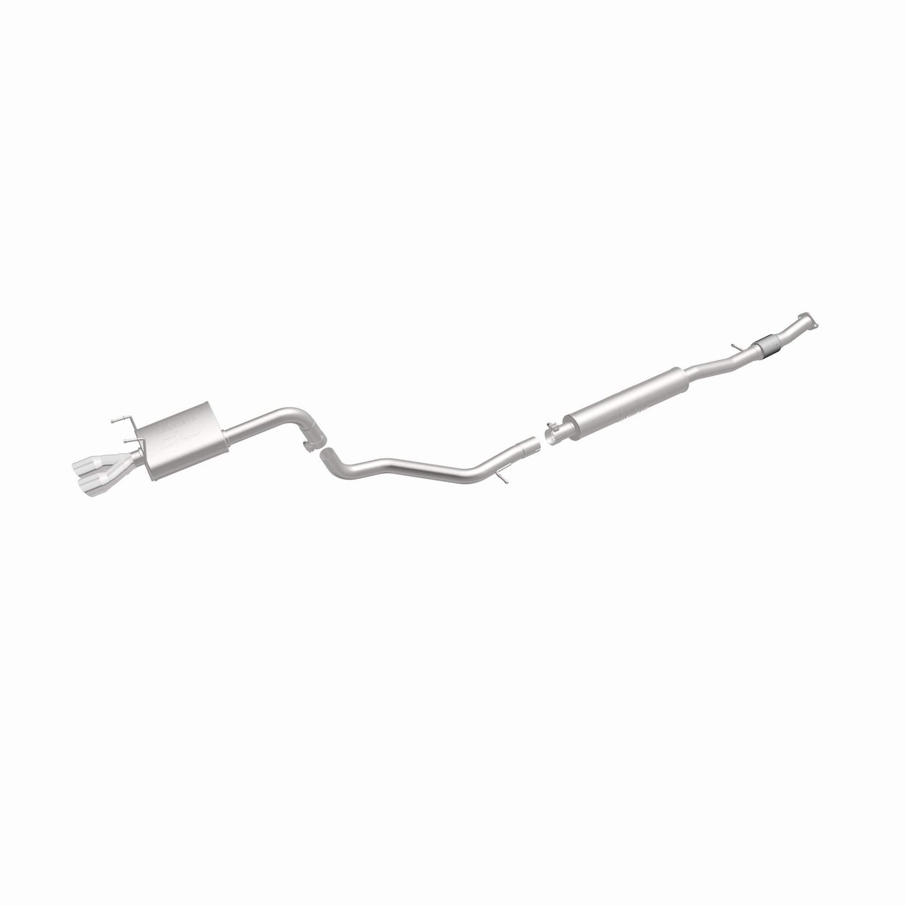 MagnaFlow Exhaust Products 15088 - Touring Series Polished Cat-Back System 3