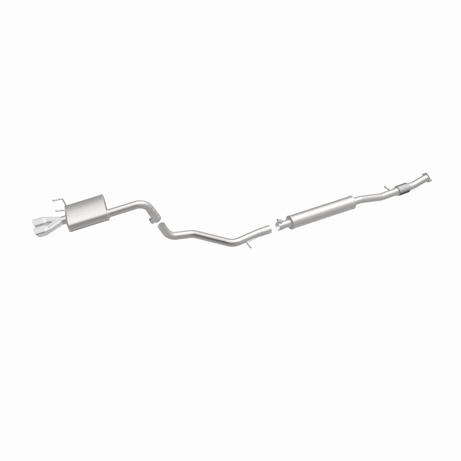 MagnaFlow Exhaust Products 15088 - Touring Series Polished Cat-Back System 4