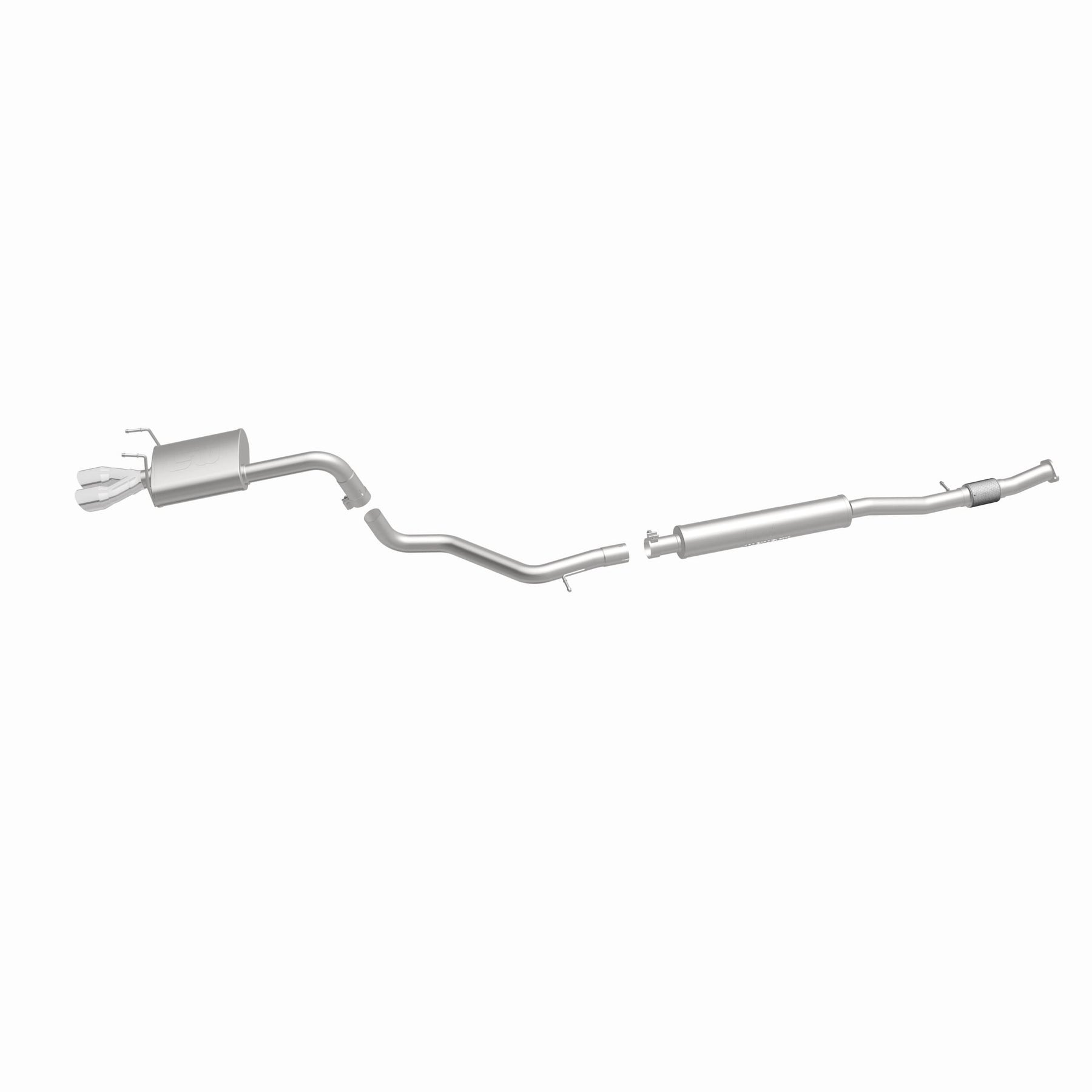 MagnaFlow Exhaust Products 15088 - Touring Series Polished Cat-Back System 5
