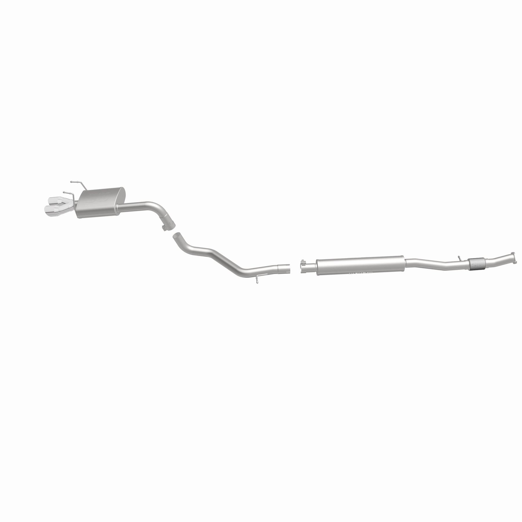 MagnaFlow Exhaust Products 15088 - Touring Series Polished Cat-Back System