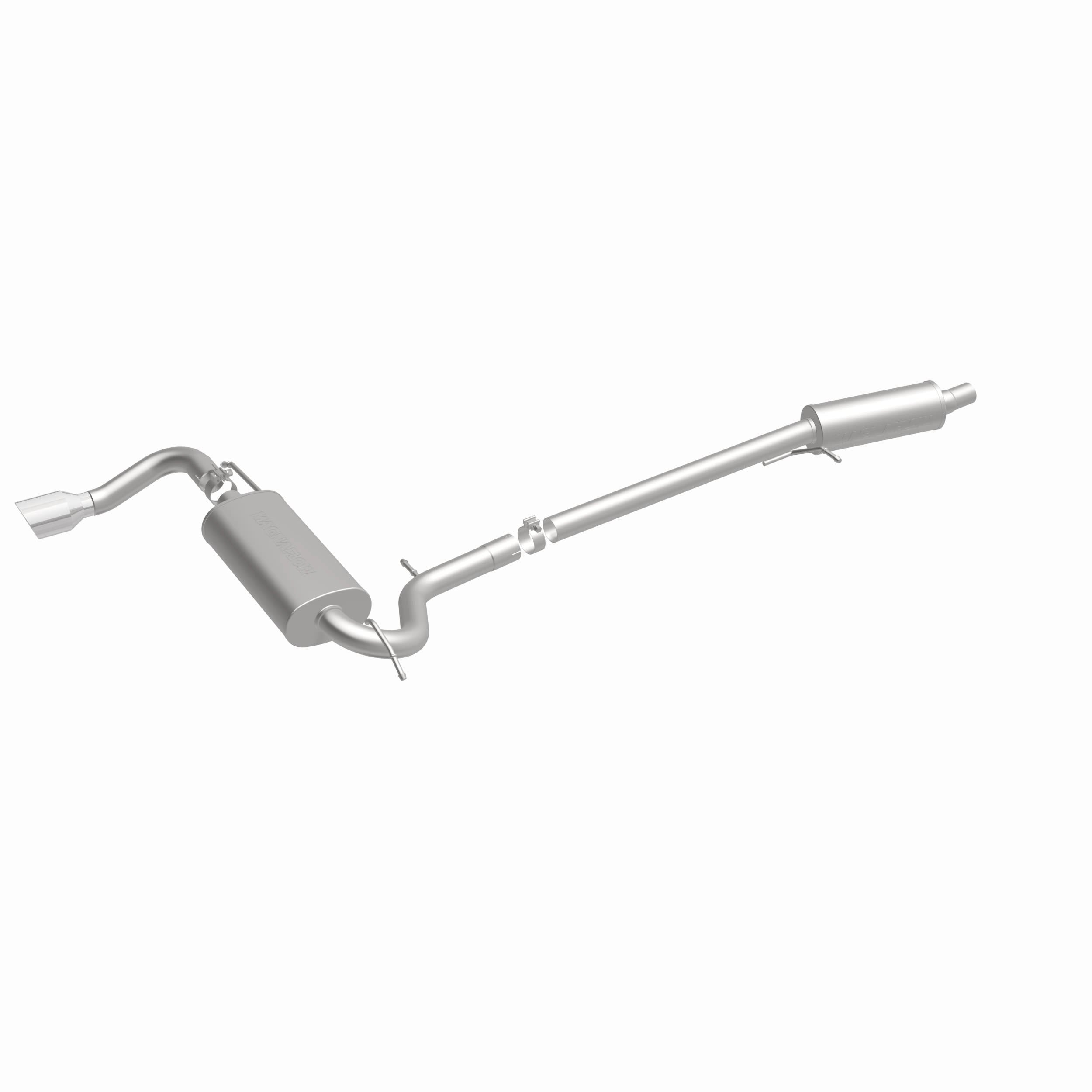 MagnaFlow Exhaust Products 15110 - Street Series Polished Cat-Back System 5