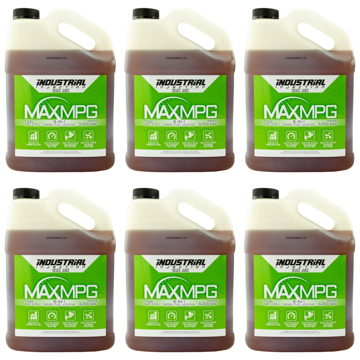 Industrial Injection 151111 - MaxMPG All Season Deuce Juice Additive 1 Gal Bottle (Case) 2