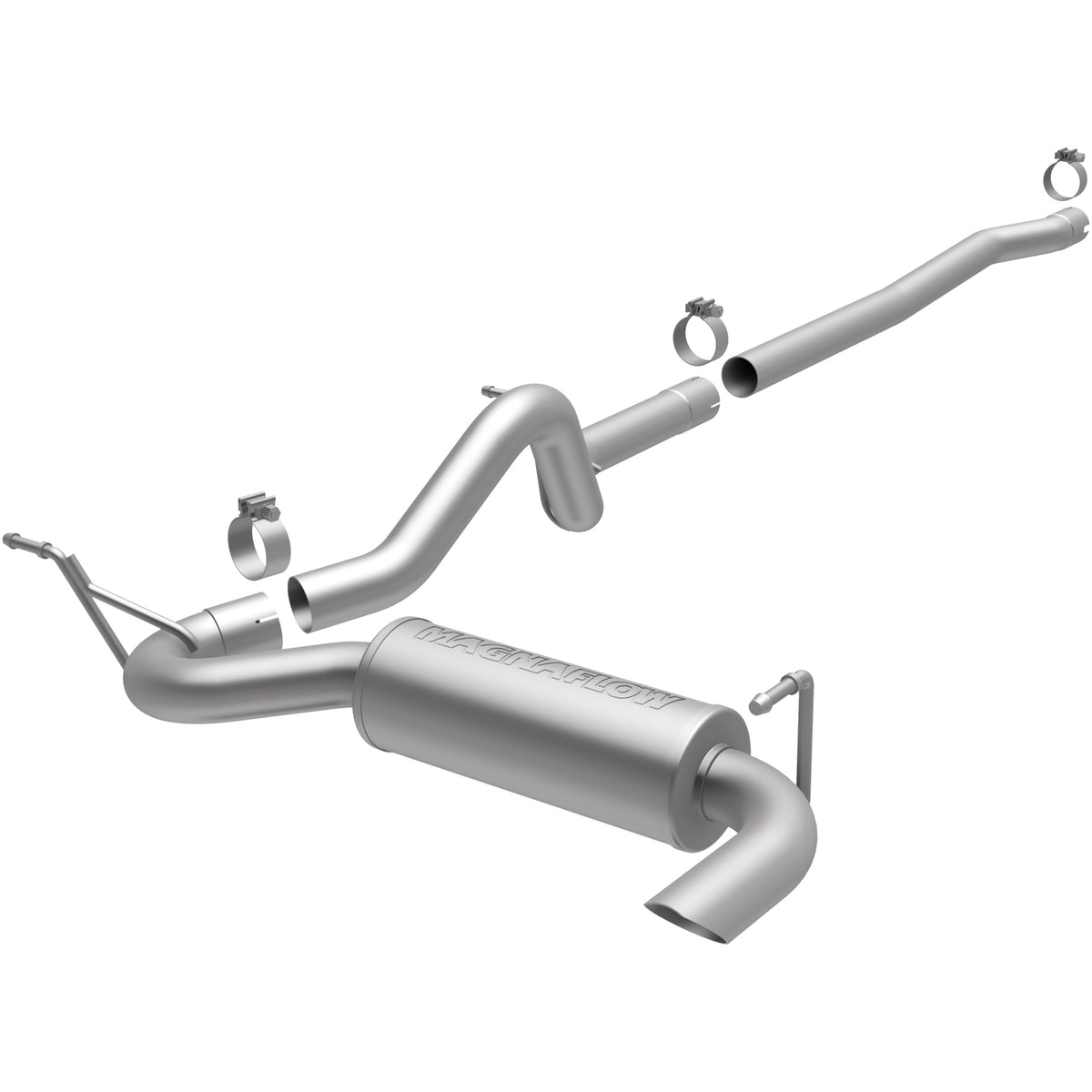 MagnaFlow Exhaust Products 15117 - Competition Series Stainless 2.5 in Cat-Back 1