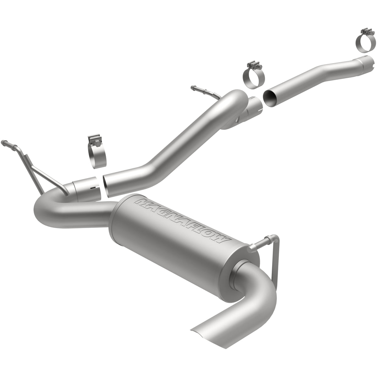 MagnaFlow Exhaust Products 15118 - Competition Series Stainless 2.5 in Cat-Back 1