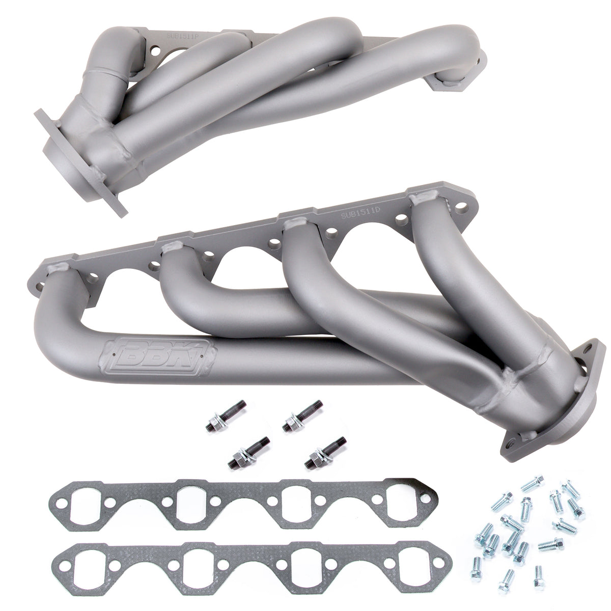 BBK Performance Parts 1511 - 1979-1993 MUSTANG 351 SWAP 1-5/8 SHORTY HEADERS TITANIUM CERAMIC 4