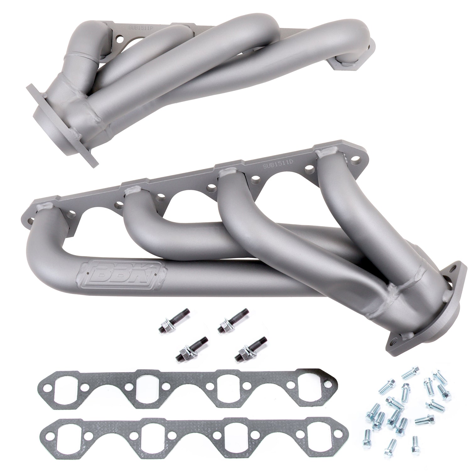 BBK Performance Parts 1511 - 1979-1993 MUSTANG 351 SWAP 1-5/8 SHORTY HEADERS TITANIUM CERAMIC 4
