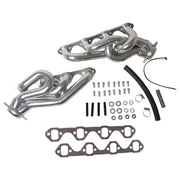 BBK Performance Parts 15120 - 1986-93 MUSTANG 5.0 1-5/8 SHORTY EQUAL LENGTH HEADERS (POLISHED SILVER CERAMIC) 1