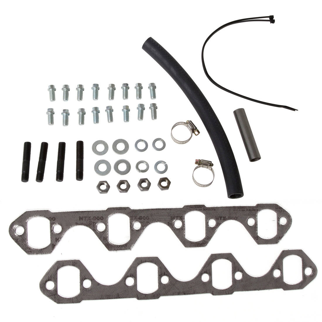 BBK Performance Parts 15120 - 1986-93 MUSTANG 5.0 1-5/8 SHORTY EQUAL LENGTH HEADERS (POLISHED SILVER CERAMIC) 5
