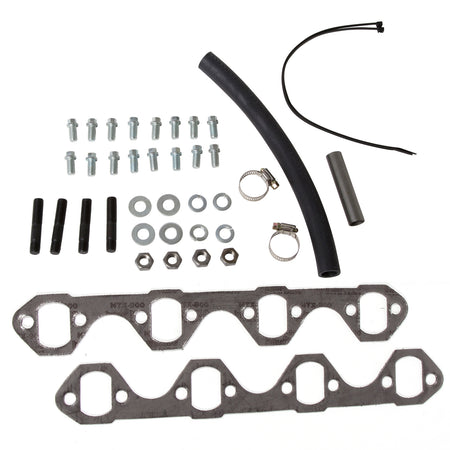 BBK Performance Parts 15120 - 1986-93 MUSTANG 5.0 1-5/8 SHORTY EQUAL LENGTH HEADERS (POLISHED SILVER CERAMIC) 5