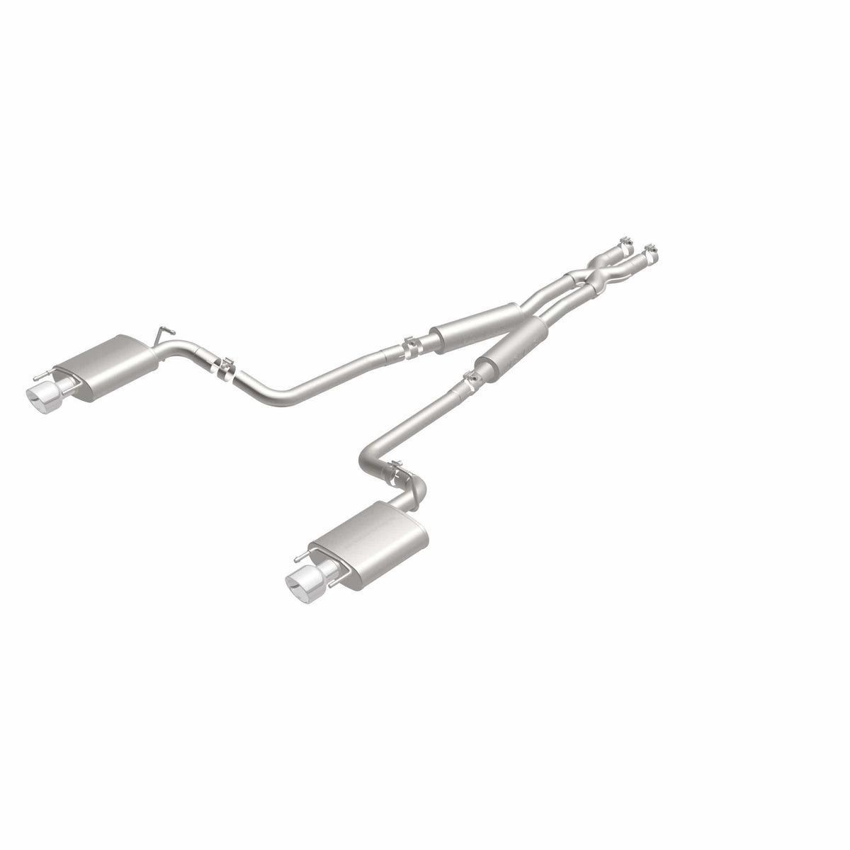 MagnaFlow Exhaust Products Exhaust MagnaFlow Exhaust Products 15136 - Street Series Polished Cat-Back System