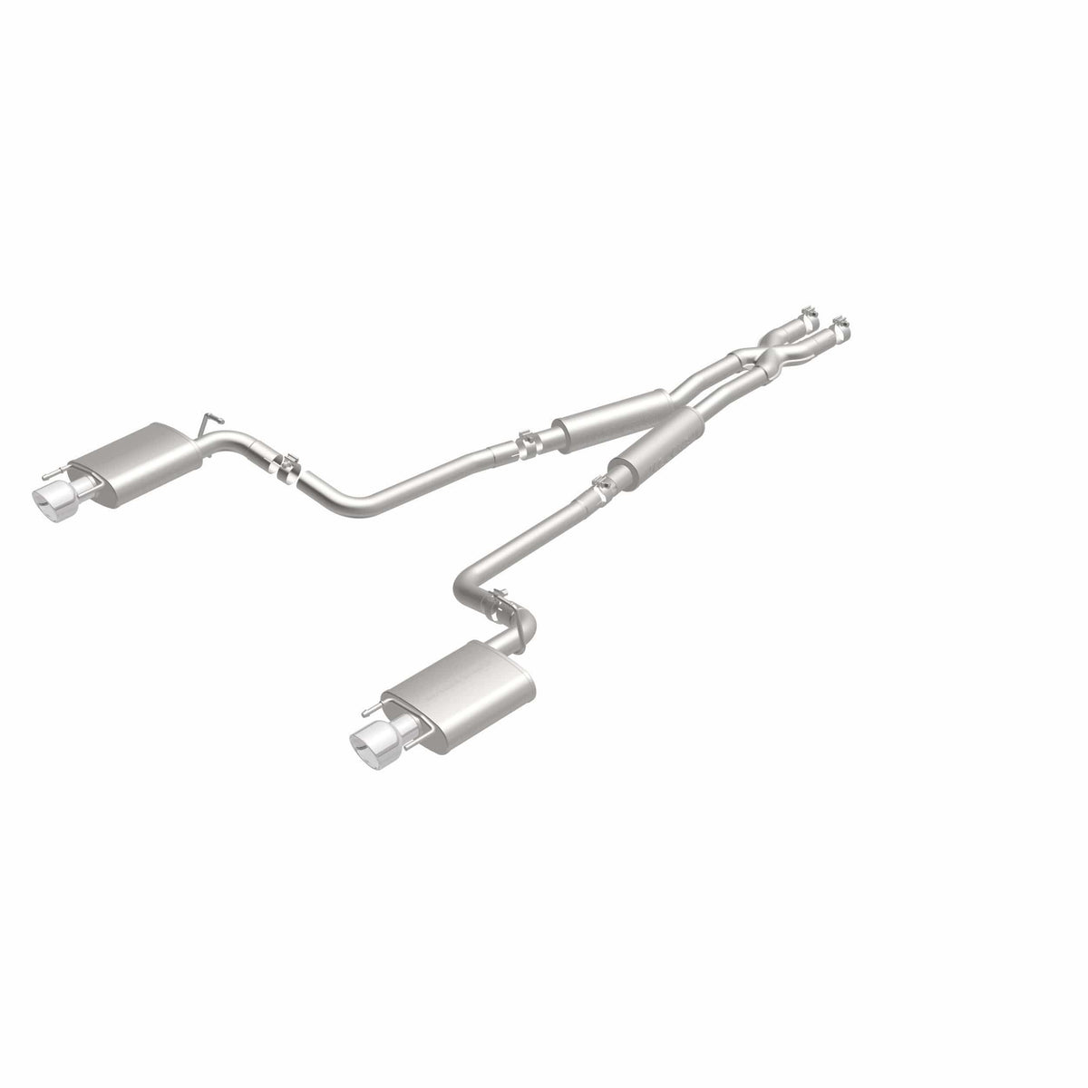 MagnaFlow Exhaust Products Exhaust MagnaFlow Exhaust Products 15136 - Street Series Polished Cat-Back System