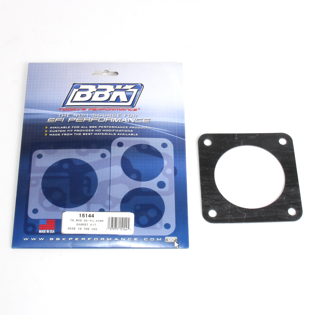 BBK Performance Parts 15144 - THROTTLE BODY GASKET KIT- MUSTANG 5.0 80MM 1