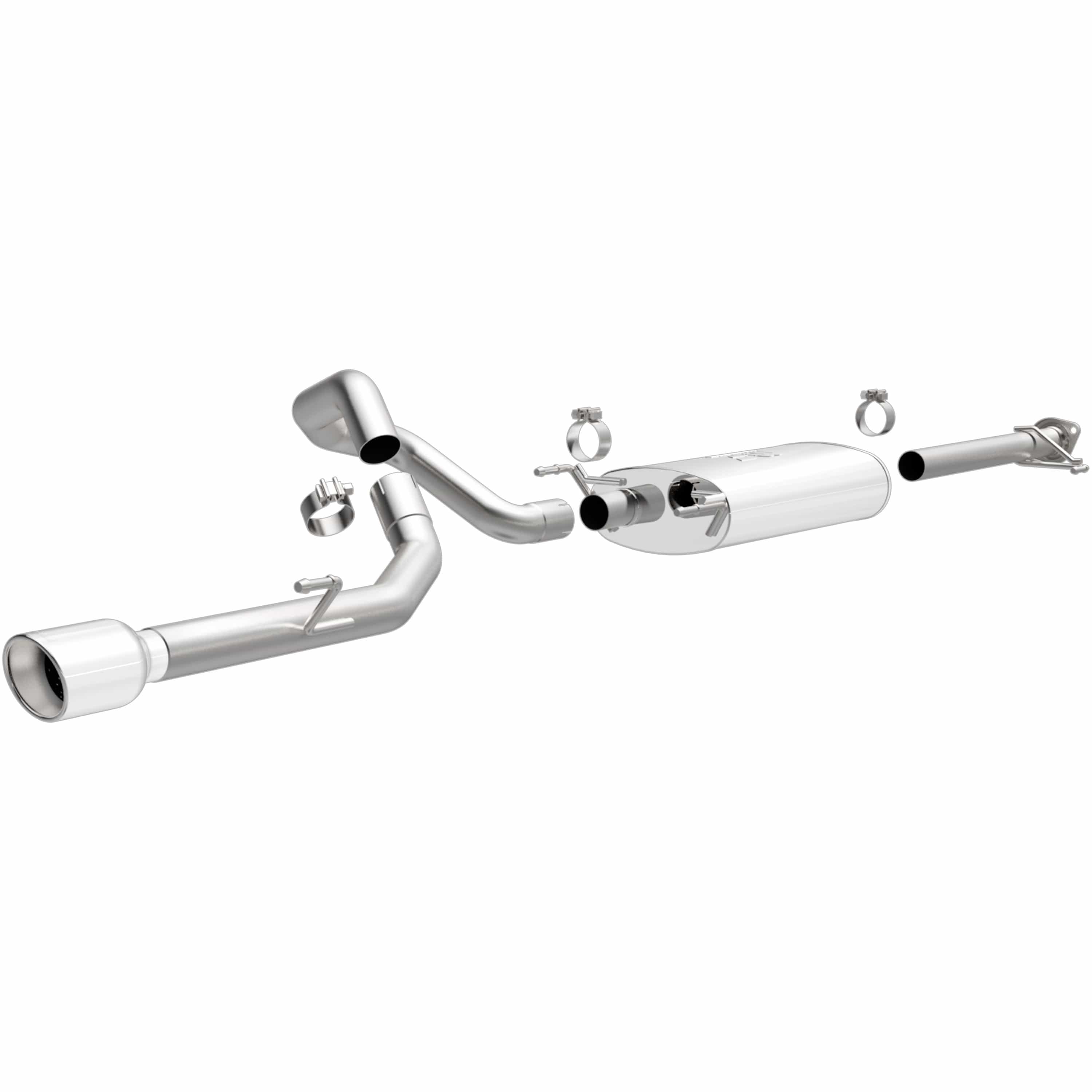 MagnaFlow Exhaust Products Exhaust MagnaFlow Exhaust Products 15145 - Street Series Polished Cat-Back System