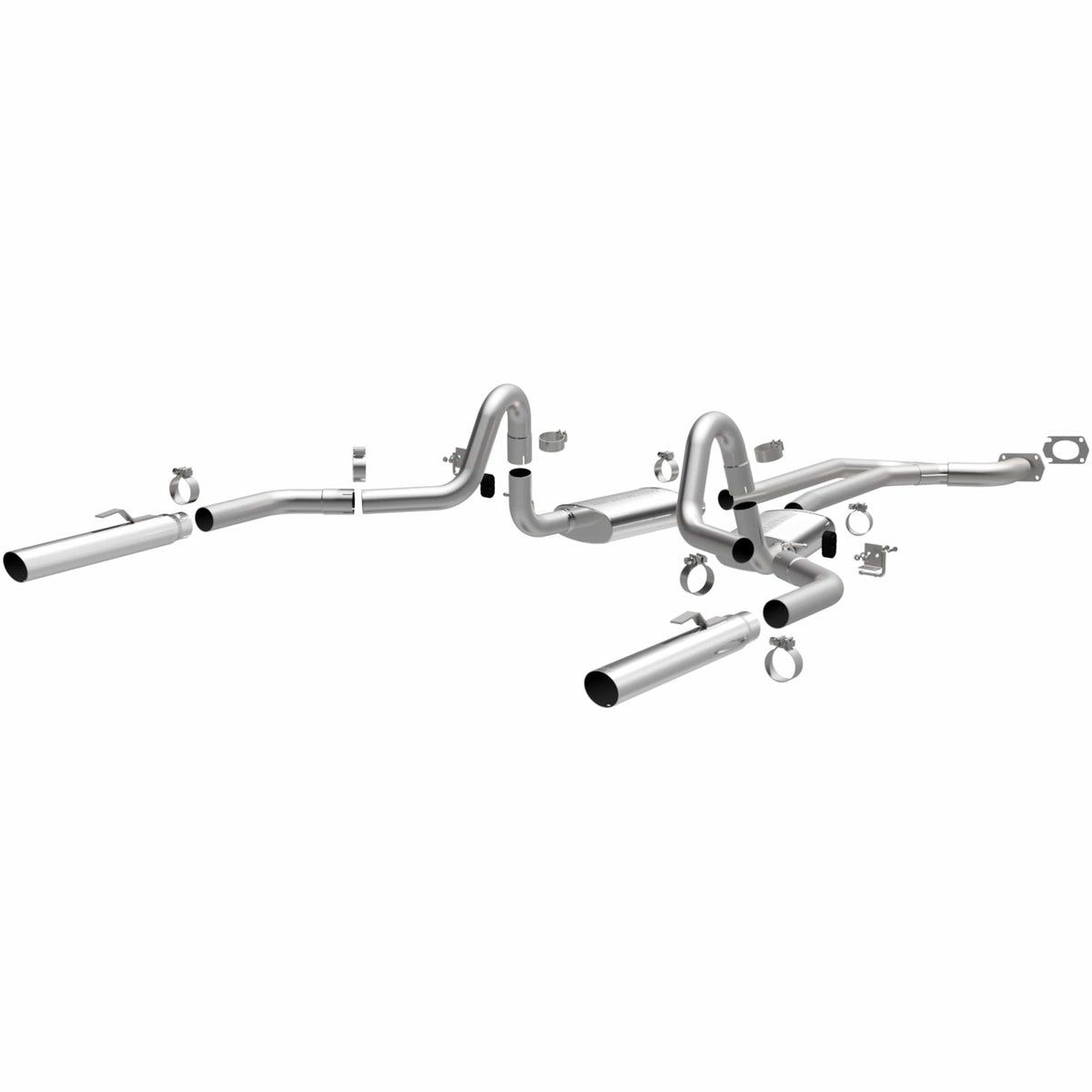 MagnaFlow Exhaust Products Exhaust MagnaFlow Exhaust Products 15147 - Street Series Polished Cat-Back System