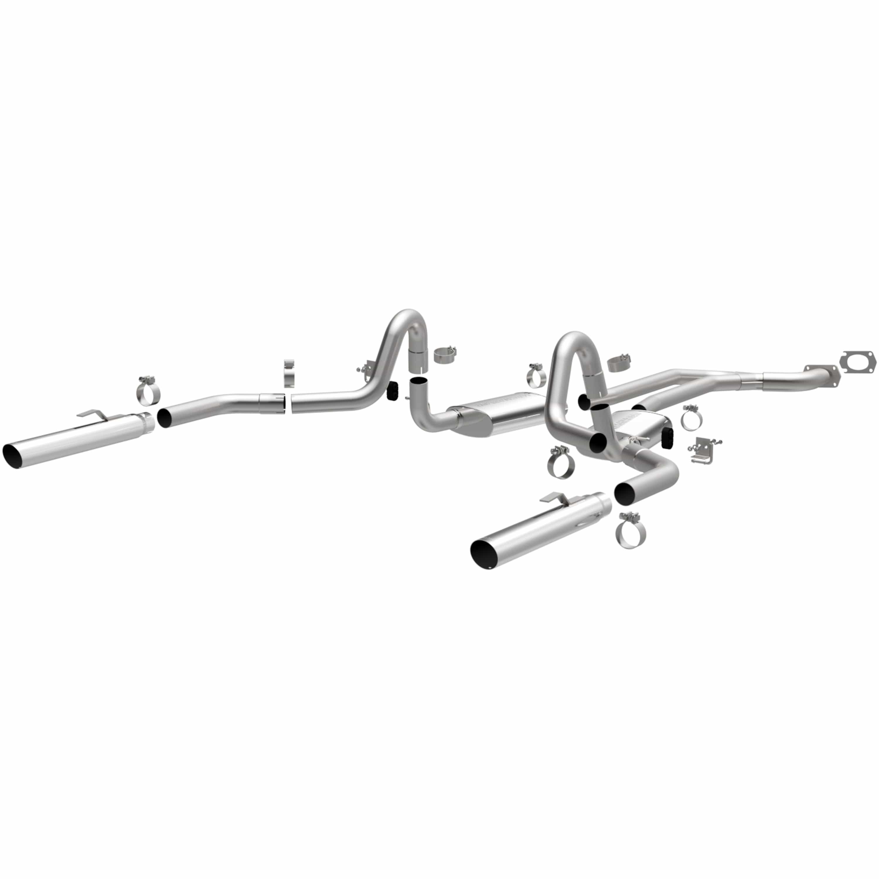 MagnaFlow Exhaust Products Exhaust MagnaFlow Exhaust Products 15147 - Street Series Polished Cat-Back System