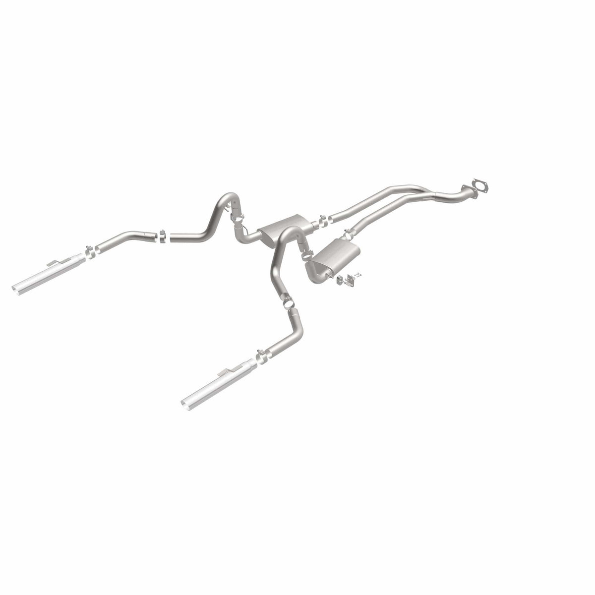 MagnaFlow Exhaust Products Exhaust MagnaFlow Exhaust Products 15147 - Street Series Polished Cat-Back System