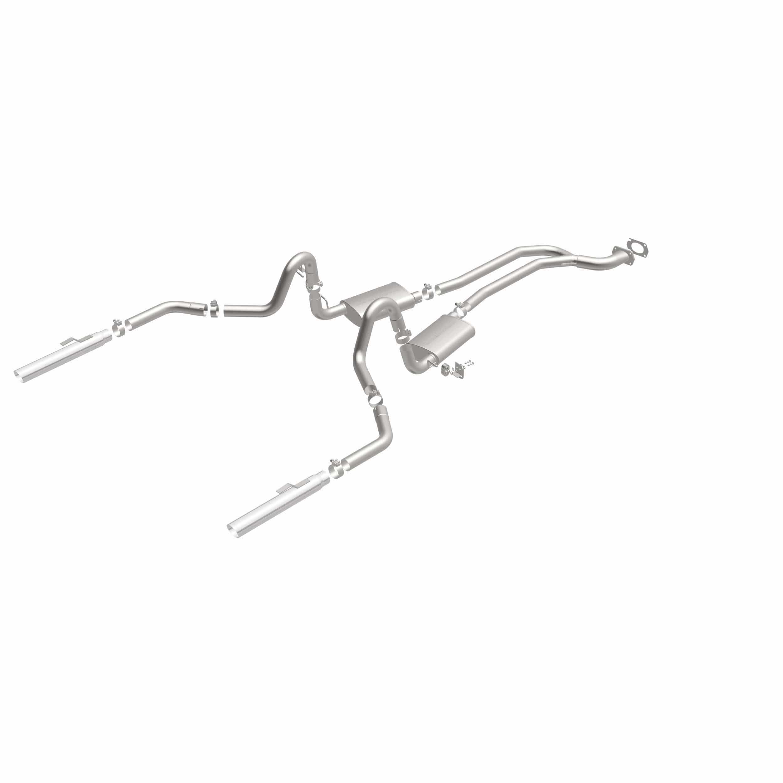 MagnaFlow Exhaust Products Exhaust MagnaFlow Exhaust Products 15147 - Street Series Polished Cat-Back System