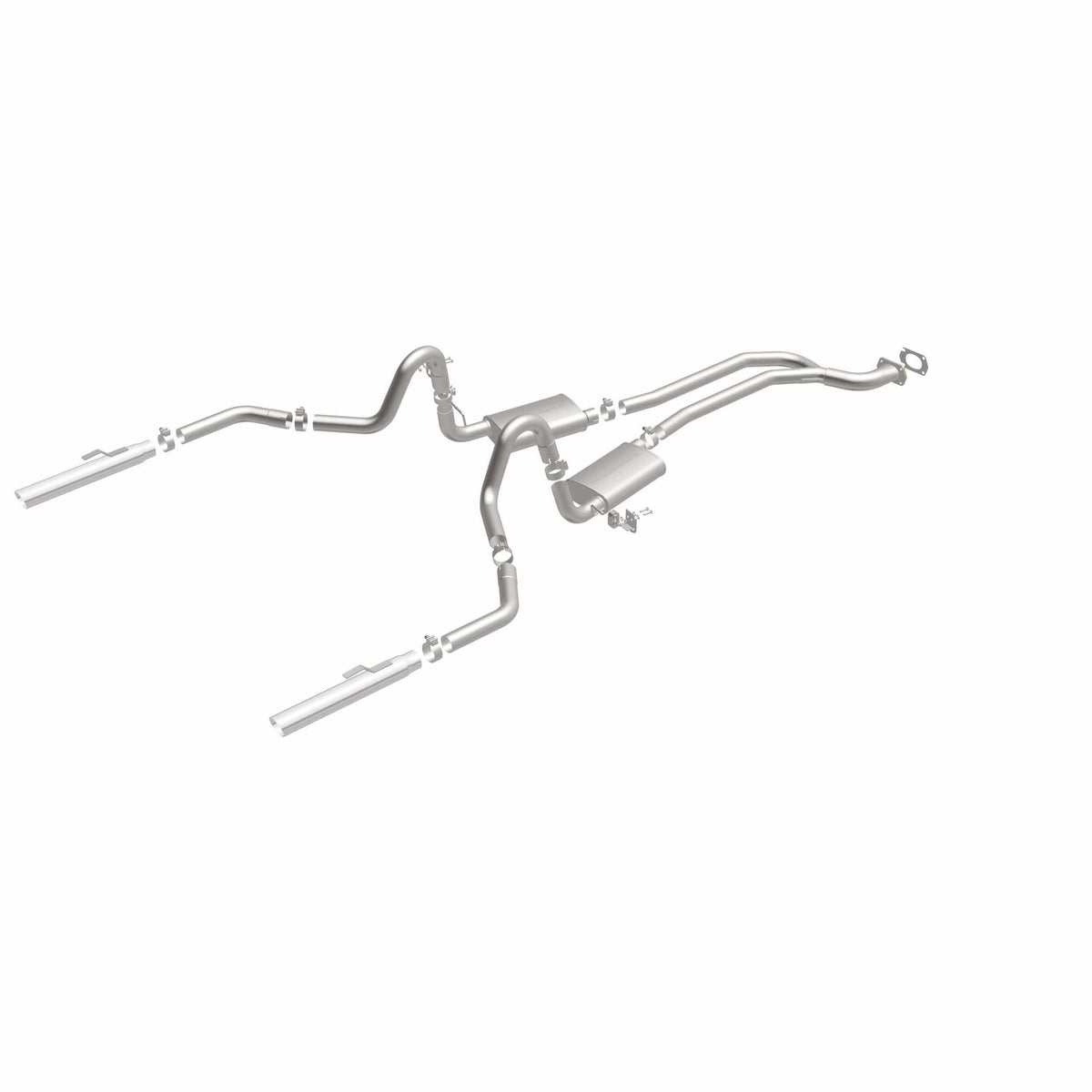 MagnaFlow Exhaust Products Exhaust MagnaFlow Exhaust Products 15147 - Street Series Polished Cat-Back System