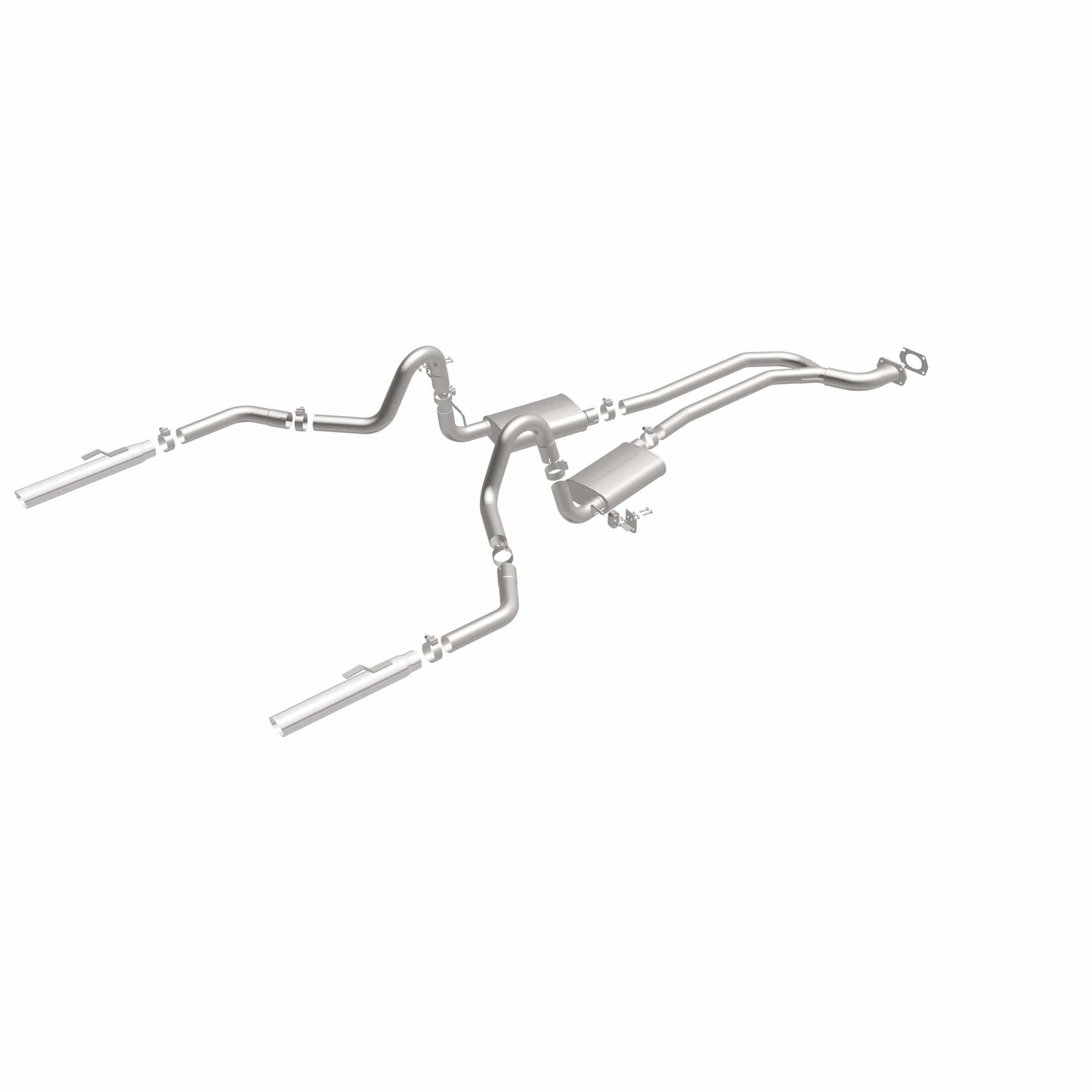 MagnaFlow Exhaust Products Exhaust MagnaFlow Exhaust Products 15147 - Street Series Polished Cat-Back System
